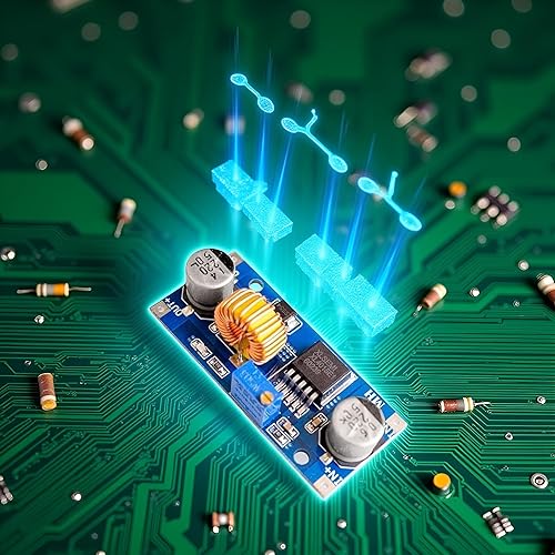 Miniatura 8 de 5A Dc-Dc 4-38V a 1.25-36V Voltaje Reductor Ajustable de Alta Potencia Convertidor de Buck Convertidores de Potencia Módulo Regulador de Voltaje de