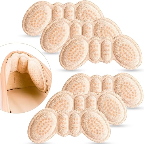 Miniatura 14 de Almohadillas para el talón para zapatos demasiado grandes: agarre antideslizante para el talón Zapatos de mujer (4 pares) - Insertos acolchados