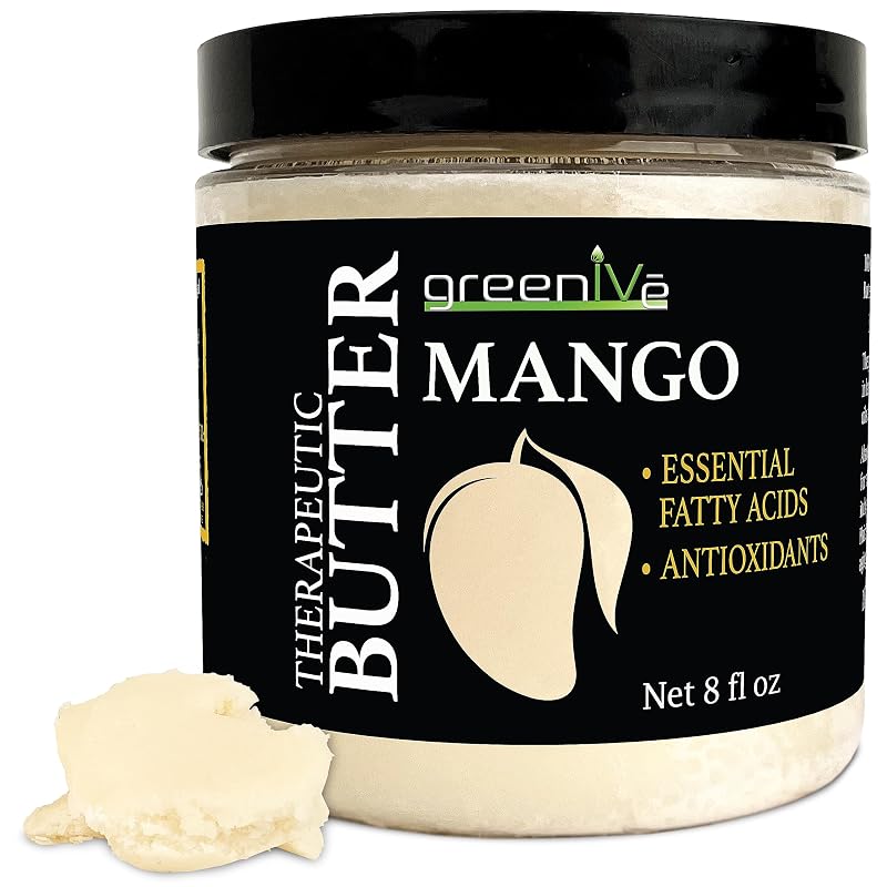GreenIVe Manteiga de Manga Desodorizada Crua e Não Refinada 100% Pura, 258 g