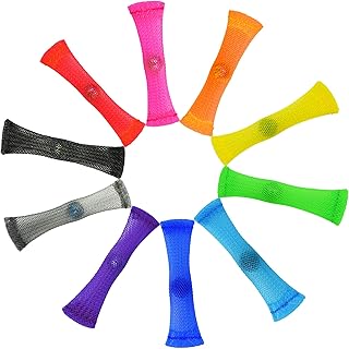 Fidget Toy(Package of 10, 10 Colors) Stress Relieve Toy, Focus Enhance, Relieves Stress and Increase Focus for Adults and Children, has Helped with ADHD ADD OCD Autism