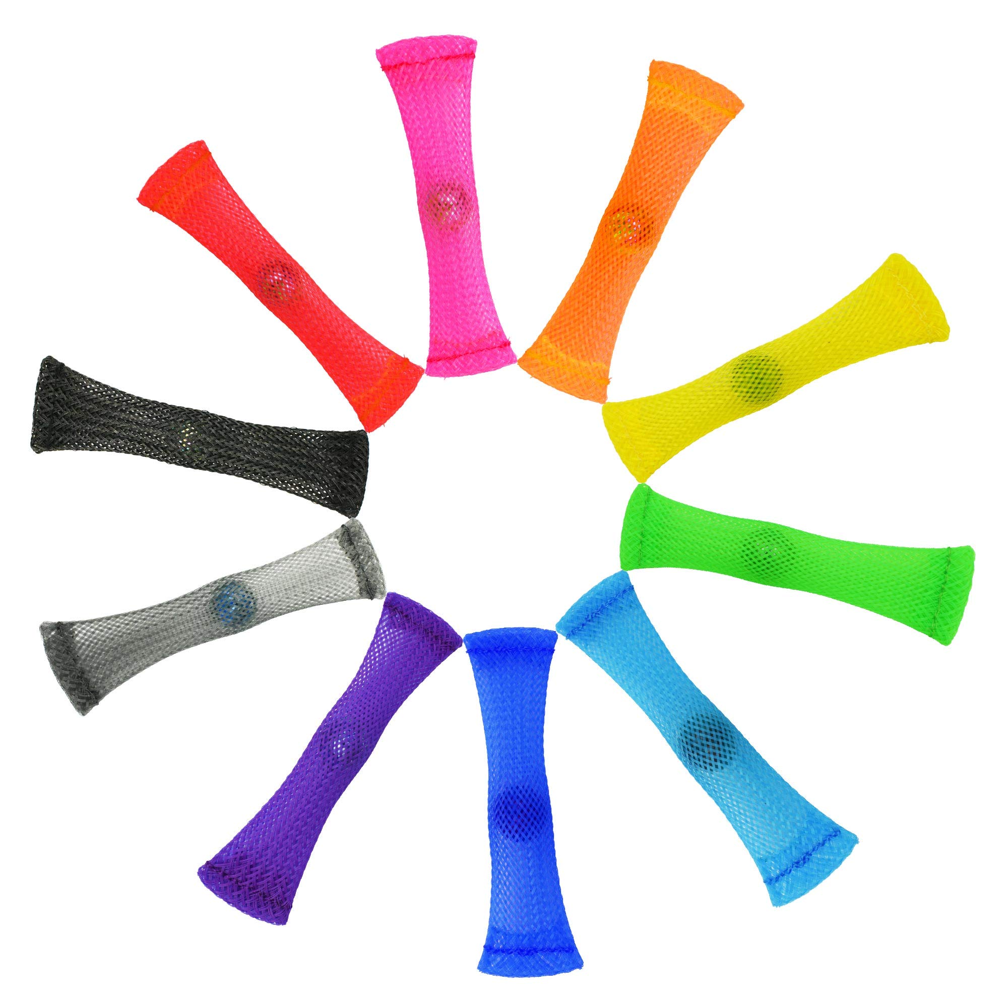 RosyLife Fidget Toy(Package of 10, 10 Colors) Stress Relieve Toy, Focus Enhance, Relieves Stress and Increase Focus for Adults and Children, has Helped with ADHD ADD OCD Autism