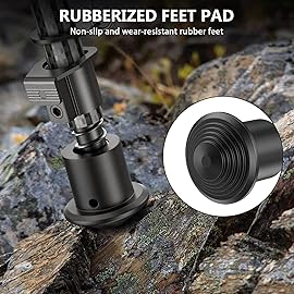 CVLIFE Bipod 6-9 Inch Lightweight Rifle Bipod for M-Rail Attach Directly for Hunting and Shooting (Carbon Fiber)