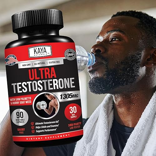 Miniatura 8 de Kaya Naturals Ultra testosterona - Refuerzo de testosterona para hombre con Tongkat Ali, hierba de cabra cachonda, tribulus, suplemento natural de