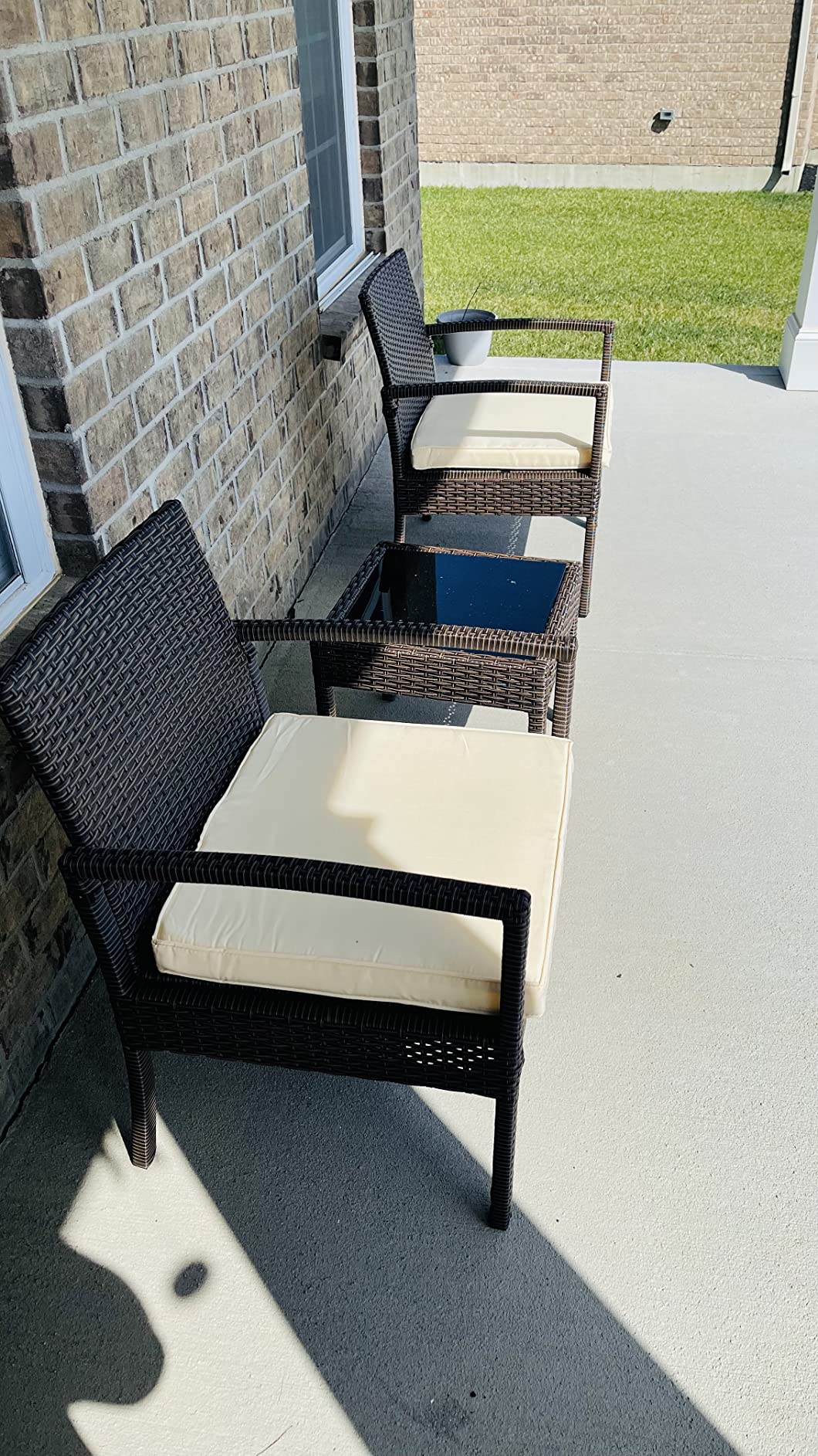 25/mo Finance Patio Furniture Set 3 Piece, Outdoor Patio Furniture