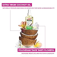Vista 6 de Palmer's Aceite de coco para aumentar la humedad, aceite restaurador para el cabello y el cuero cabelludo, hidratación duradera y brillo