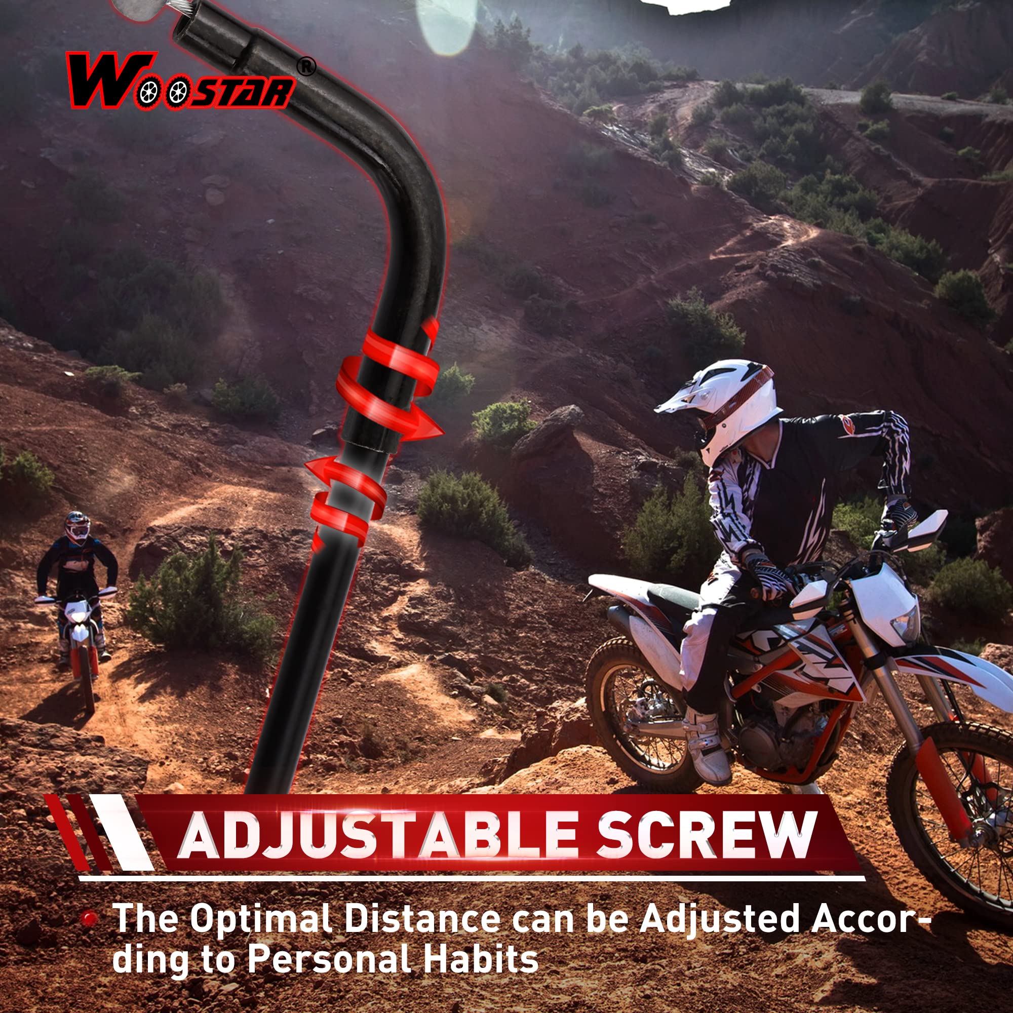 WOOSTAR 1390mm Cable Freno Reemplazo para 150cc 200cc 250cc ATV Quad