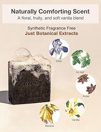 Miniatura 5 de TOUN28 Volumizing - Barra de champú de biotina vegana orgánica natural para el crecimiento del cabello y engrosamiento del carbón y soja negra para