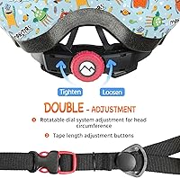 Vista 6 de MOUNTALK - Casco de bicicleta para niños/bebés, para niños de 1/2/3/4/5/6/7/8 años, cascos para niños de 5-8/8-14 años, cascos de patineta