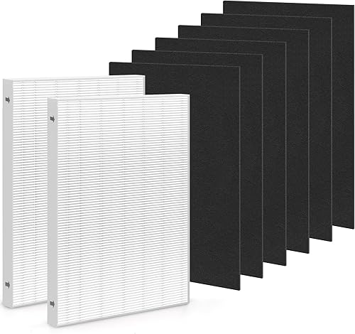 Miniatura 1 de 2+6 Aera Max 300 Filtro HEPA de repuesto compatible con Fellowes AeraMax 290 300 DX95 Puri-fier de aire True HEPA Filtro de aire, compatible con