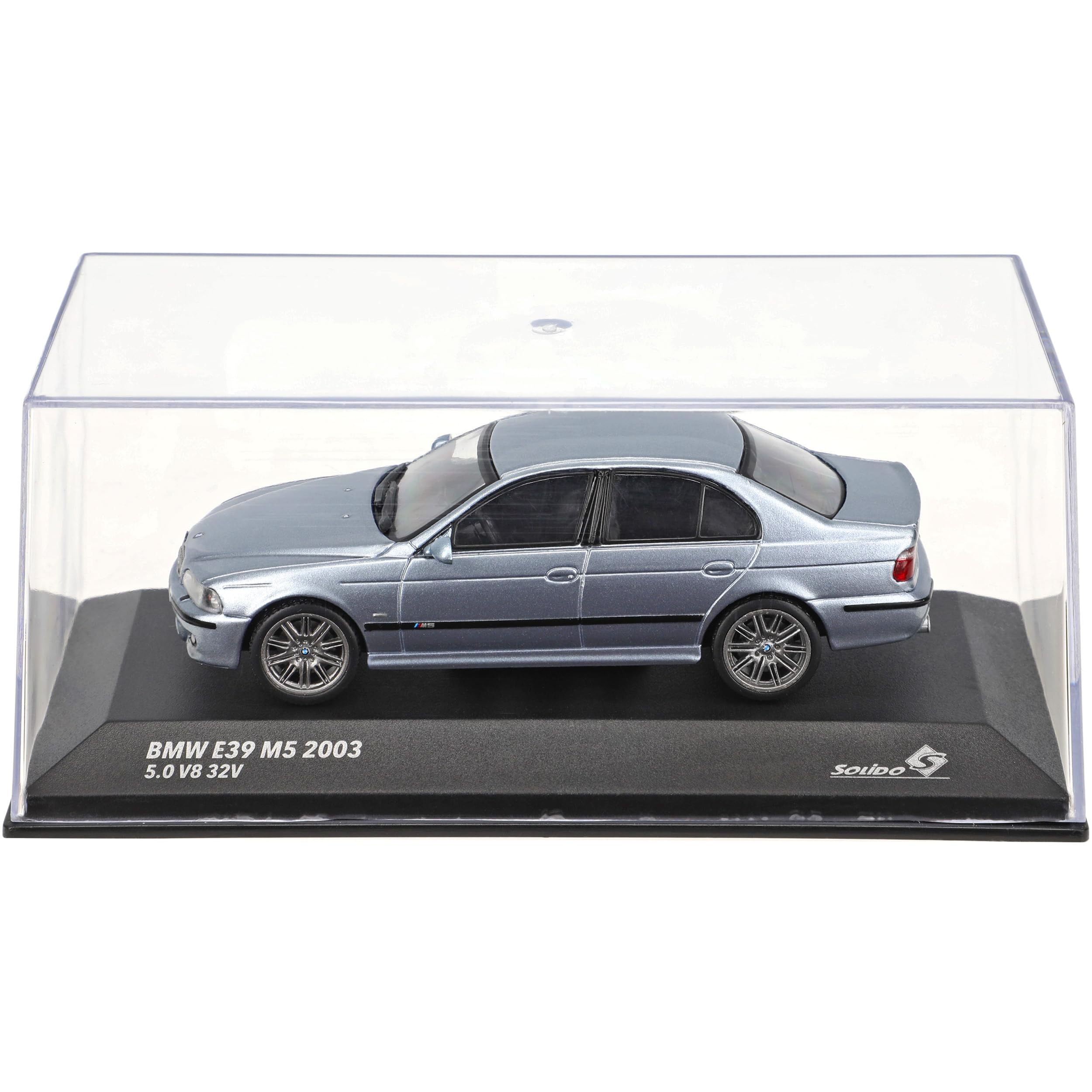 Generisch B*M*W 5er E39 M5 Limousine Wasser Silber Blau 1995-2004 1/43 Solido Modell Auto
