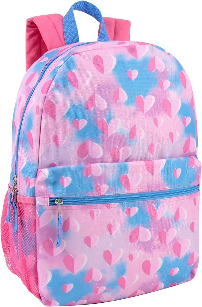 Amazon.com: Trail maker 17 inch Backpack for Travel & Commute, Zippered Front & Mesh Side Pockets, Padded Straps (Loving Hearts) : Clothing, Shoes & Jewelry Amazon.com: Trail maker 17 inch Backpack for Travel & Commute, Zippered Front & Mesh Side Pockets, Padded Straps (Loving Hearts) : Clothing, Shoes & Jewelry