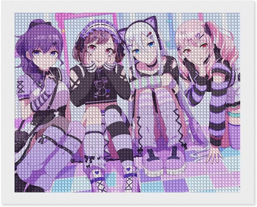 Amazon | 朝比奈まふゆ 宵崎奏 東雲絵名 暁山瑞希 ダイヤモンドアート