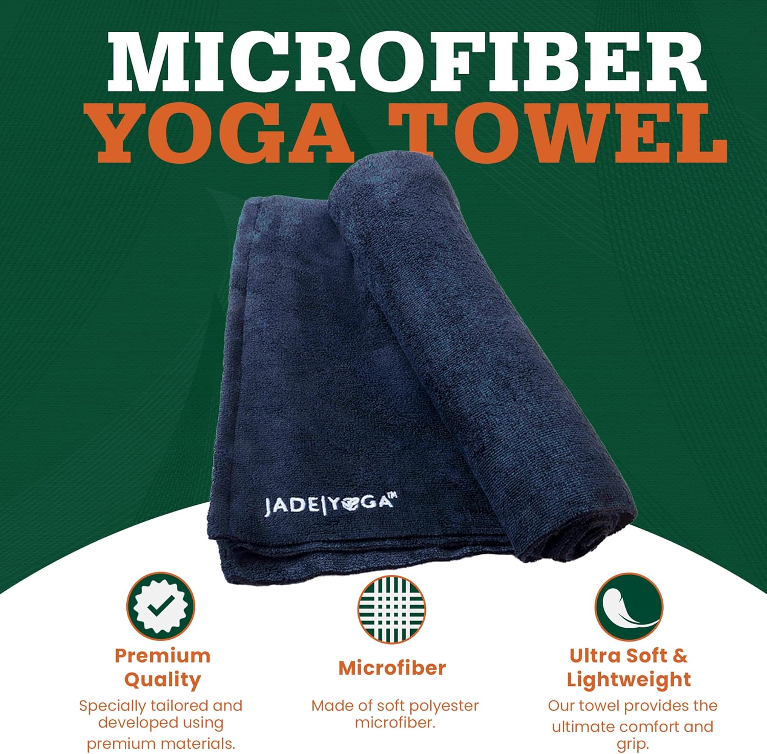 Jade Microfiber Yoga Towel