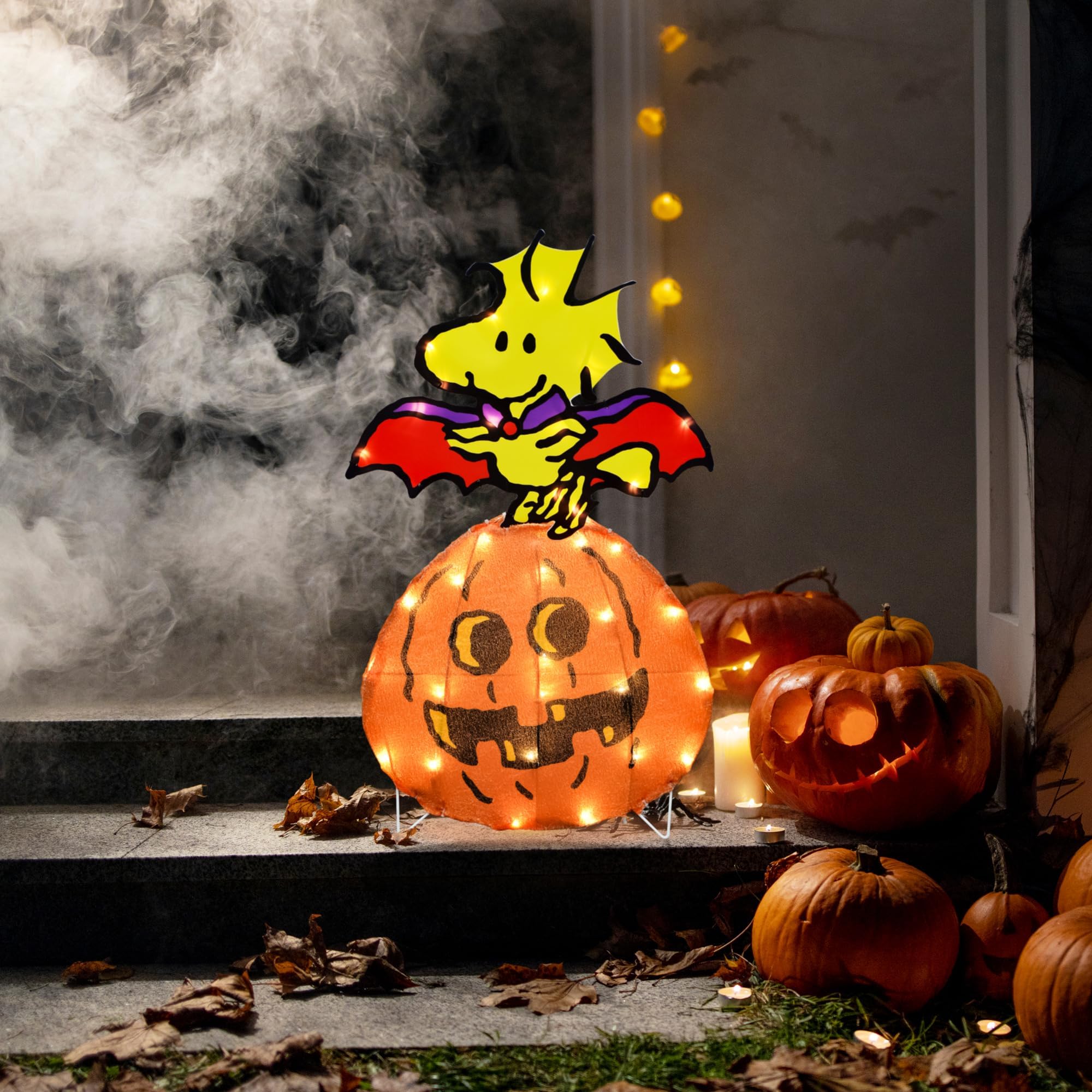 Amazon.com: 24 Inch Peanuts Halloween Vampire Woodstock with Jack-O