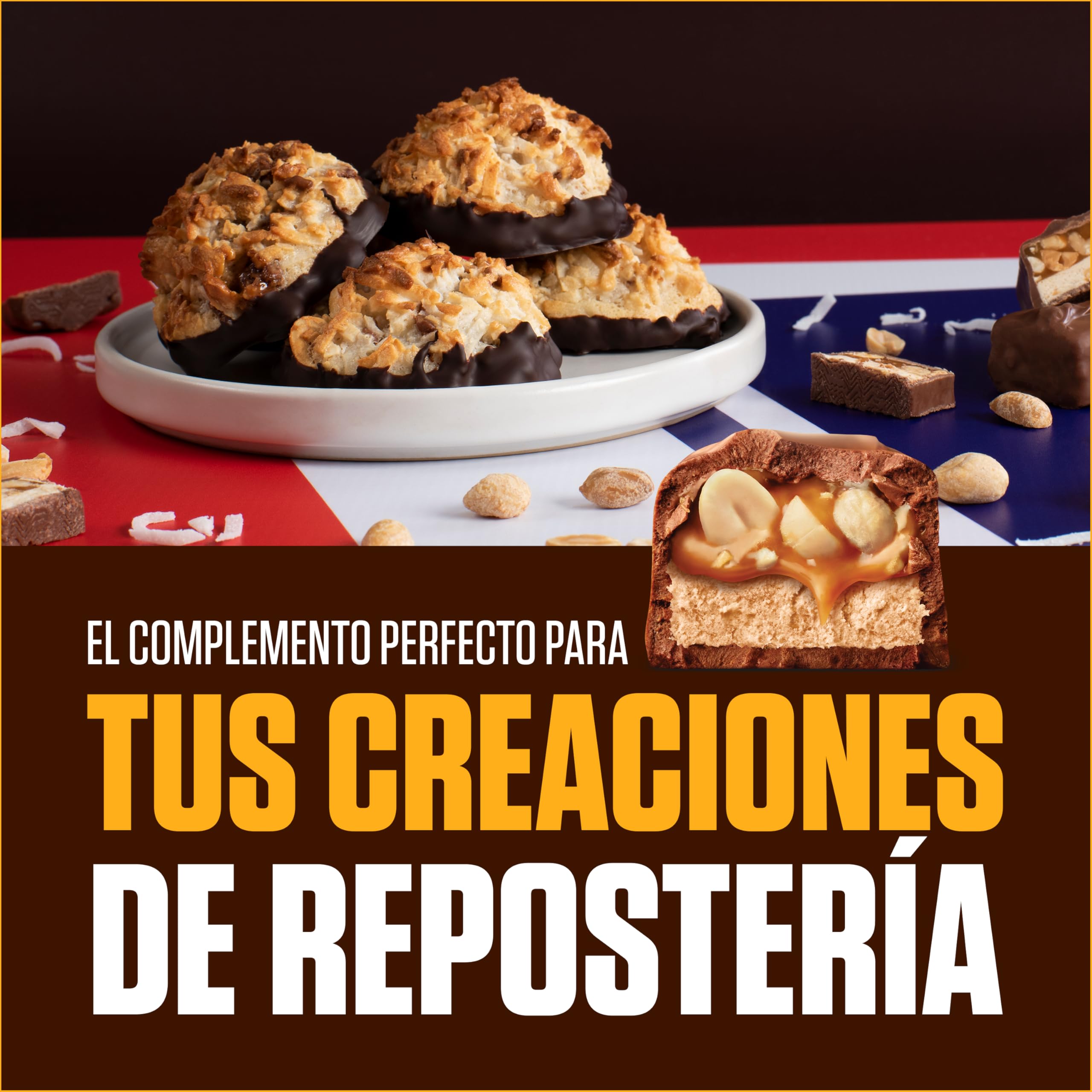 Snickers Minis, Chocolatina con Crema de Cacahuete, Caramelo y Trocitos de Cacahuete Recubiertos de Chocolate con Leche, Ideal para Calendarios Adviento y Bombones para Regalar, 2,5 kg