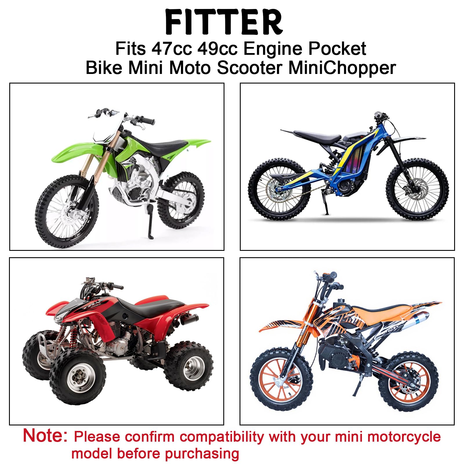 Lanceur Quad Pocket 49cc,47cc Pocket Bike Launcher | Lanceur Pocket Bike,Pour mini VTT, mini pocket bike, dirtbike et moto