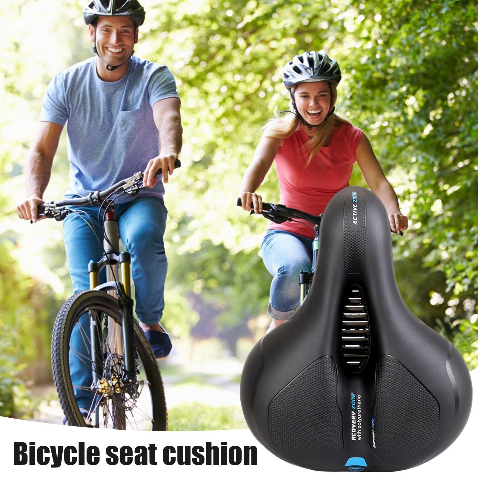 Sellino Per Bici Imbottito In Memory Foam - Con Doppio Ammortizzatore E Riflettore - Universale Per Uomo E Donna - Foto 6