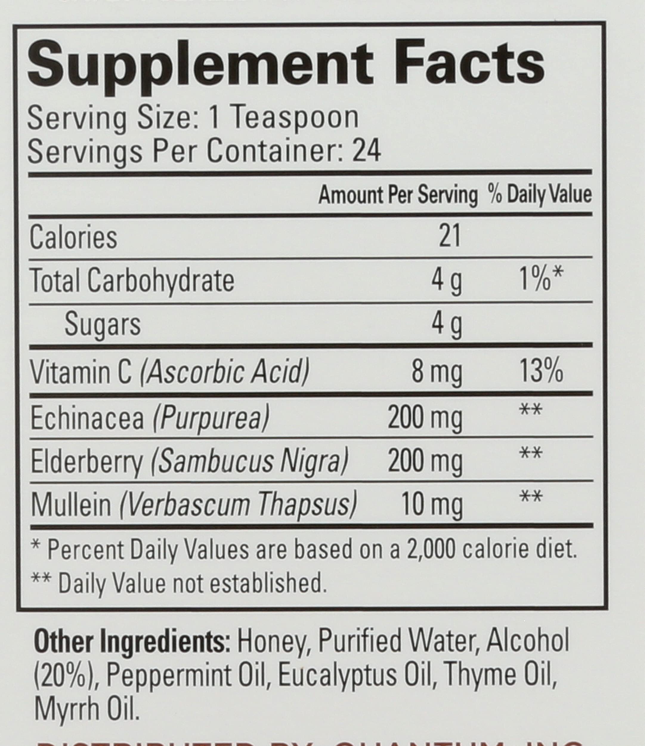 Quantum Elderberry-C Syrup, 4 oz thumbnail 3