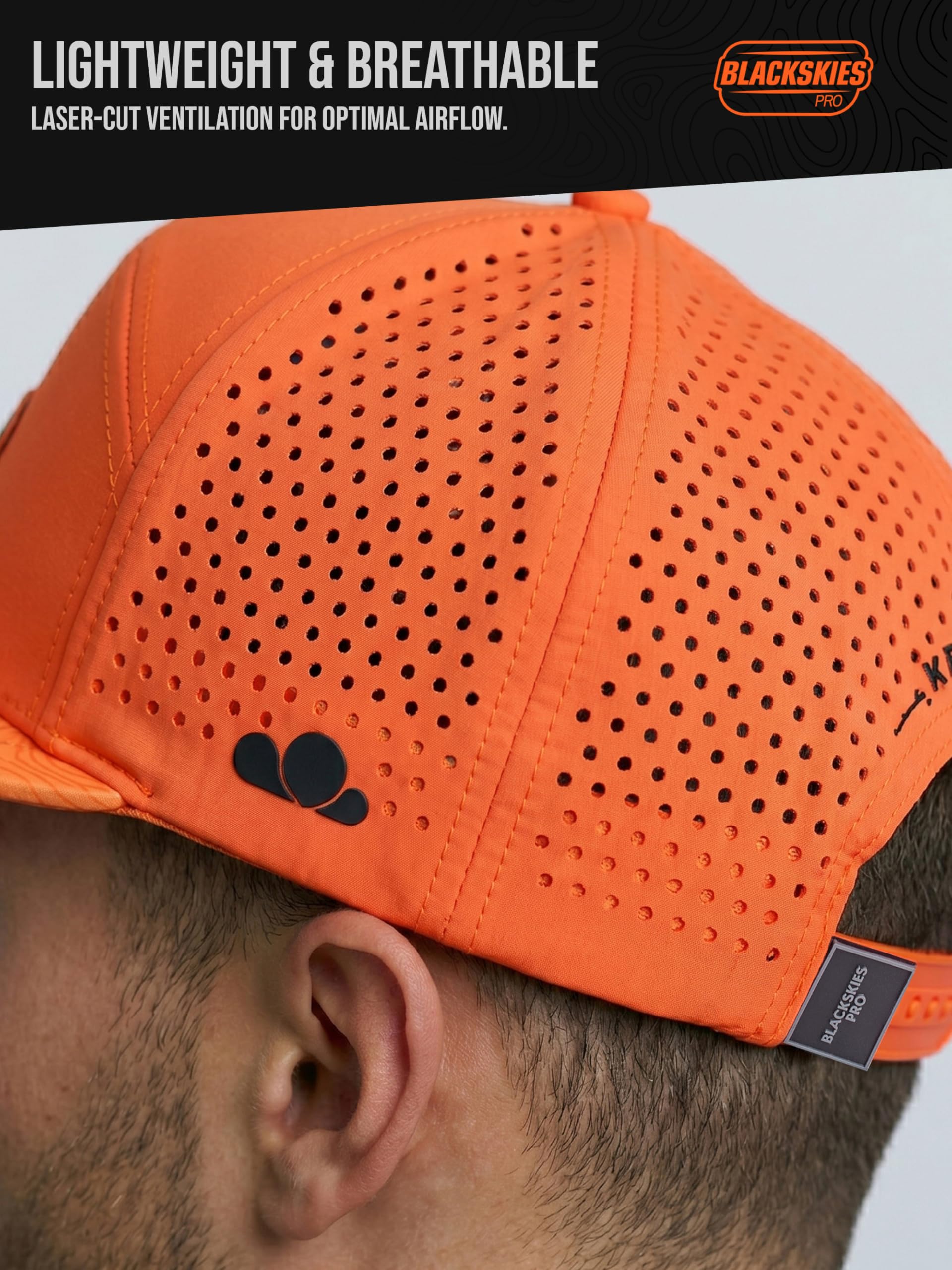 Blackskies® PRO Motion Sport Performance cap | Cappellino Baseball Unisex Idrorepellente | Sport Acquatici Padel Palestra Jogging Surf Spiaggia Tennis Uomo Donna Cappellino - Baseball Uomo Donna