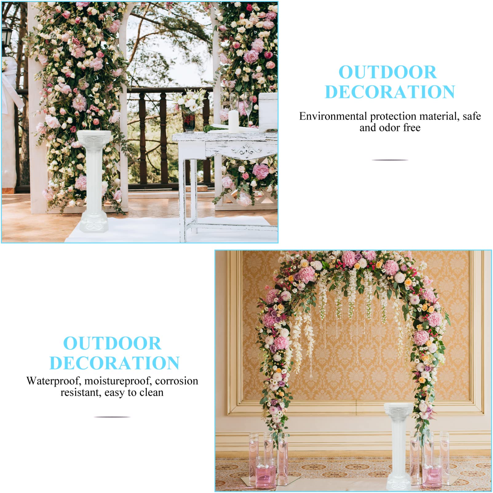 YARNOW Pilier de La Colonne Romaine Colonne Grecque: Guide de Route Colonne Romaine Antique Décoration Sculpture Architecturale pour 88X27cm de Mariage