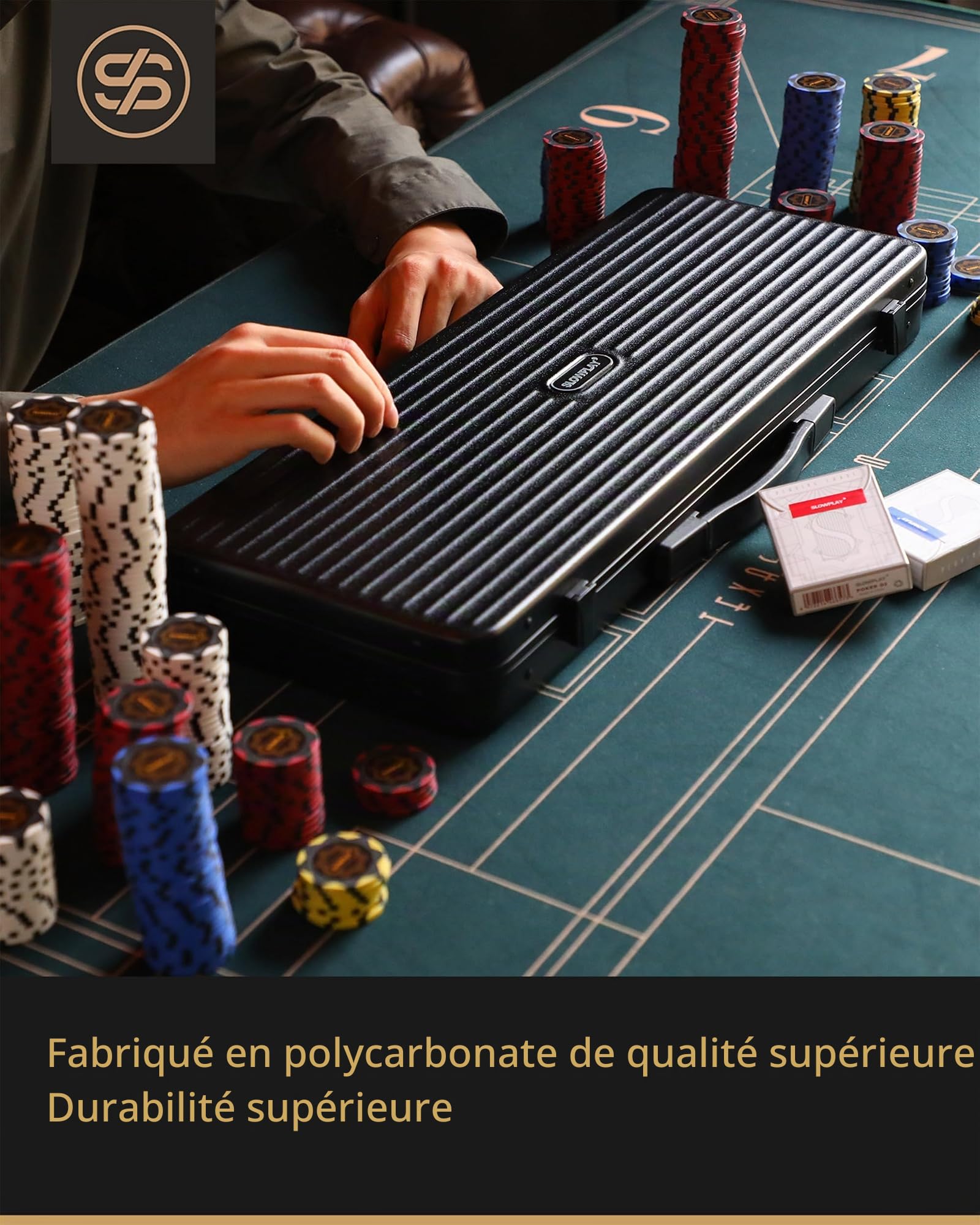 SLOWPLAY Poker Chip Case