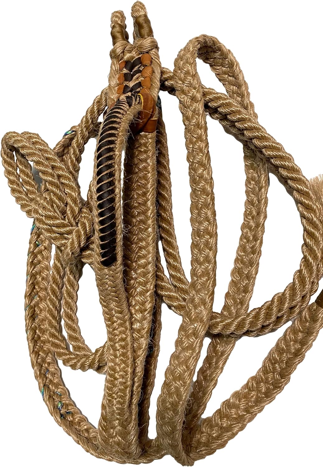 FCBR Custom Bull Rope (9x5) – Left-Handed lace Half, Length with Knot 16 Feet Bull Riding Rope