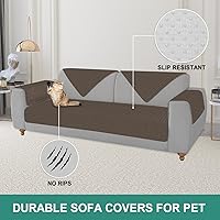 Vista 4 de Foxdecor Juego de 2 fundas antideslizantes para reposabrazos de sillón, fundas para reposabrazos de sillón, fundas para reposabrazos de sofá, fundas