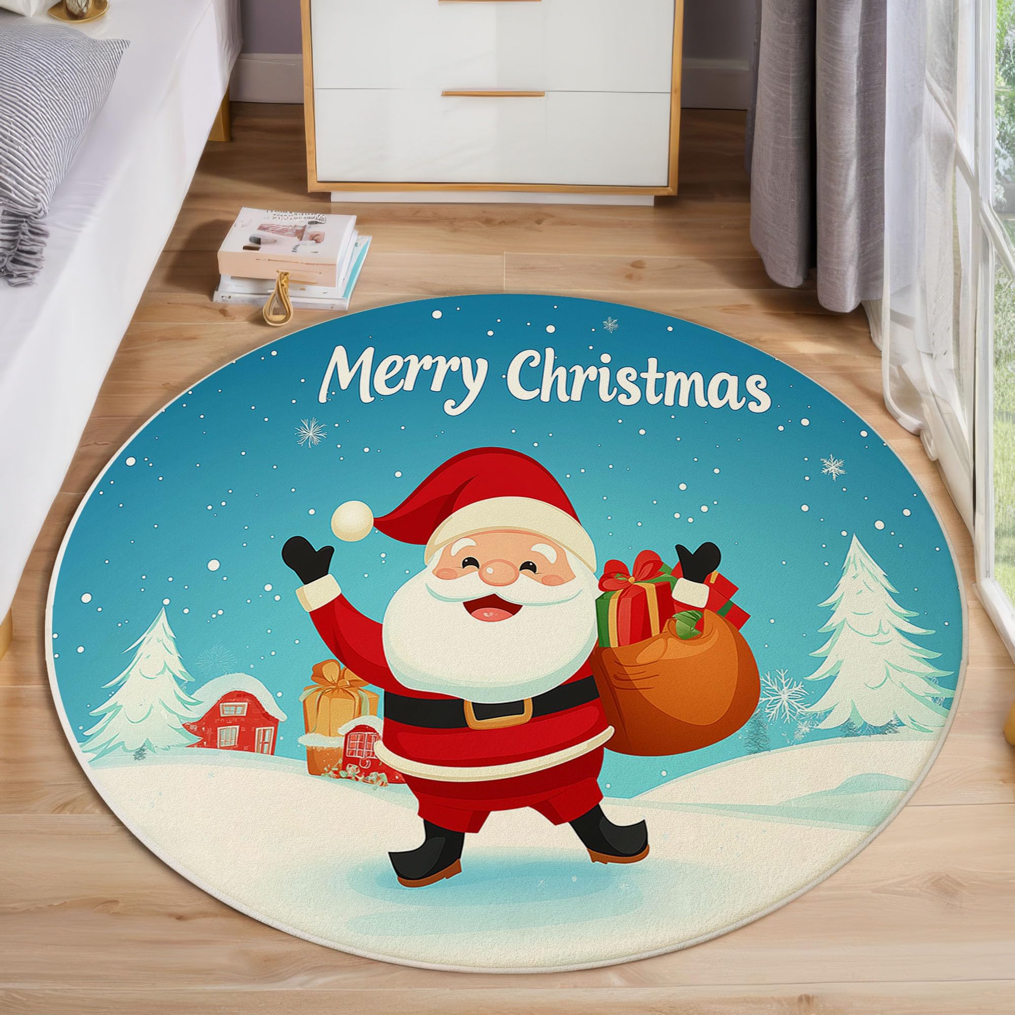 Tapis de dessin animé bleu ciel grand format pour décoration de chambre ado