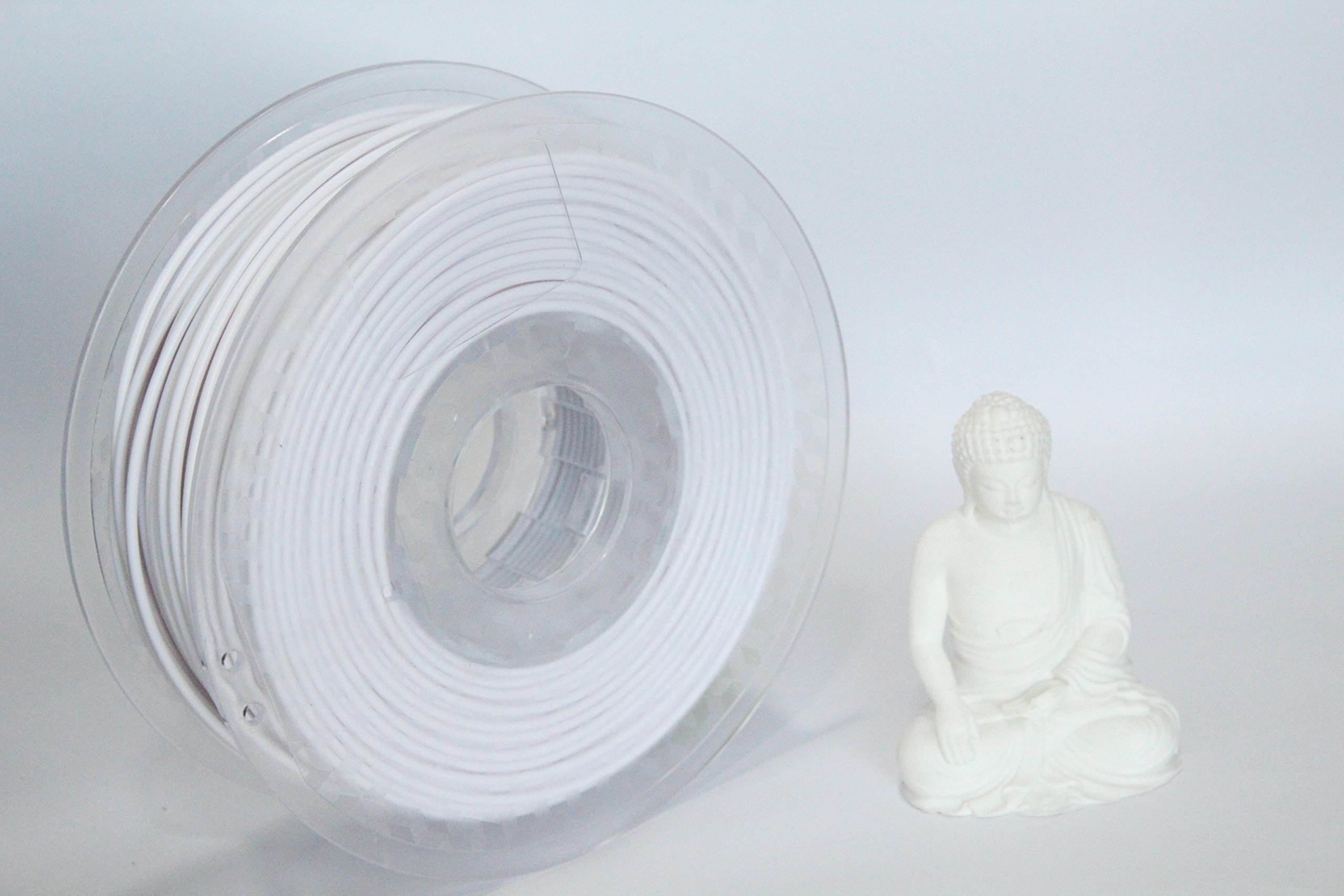 WOL 3D NEW premium PLA Pro+ (2.85mm) with Improved formula (DAISY WHITE) 3D Filament Made in India