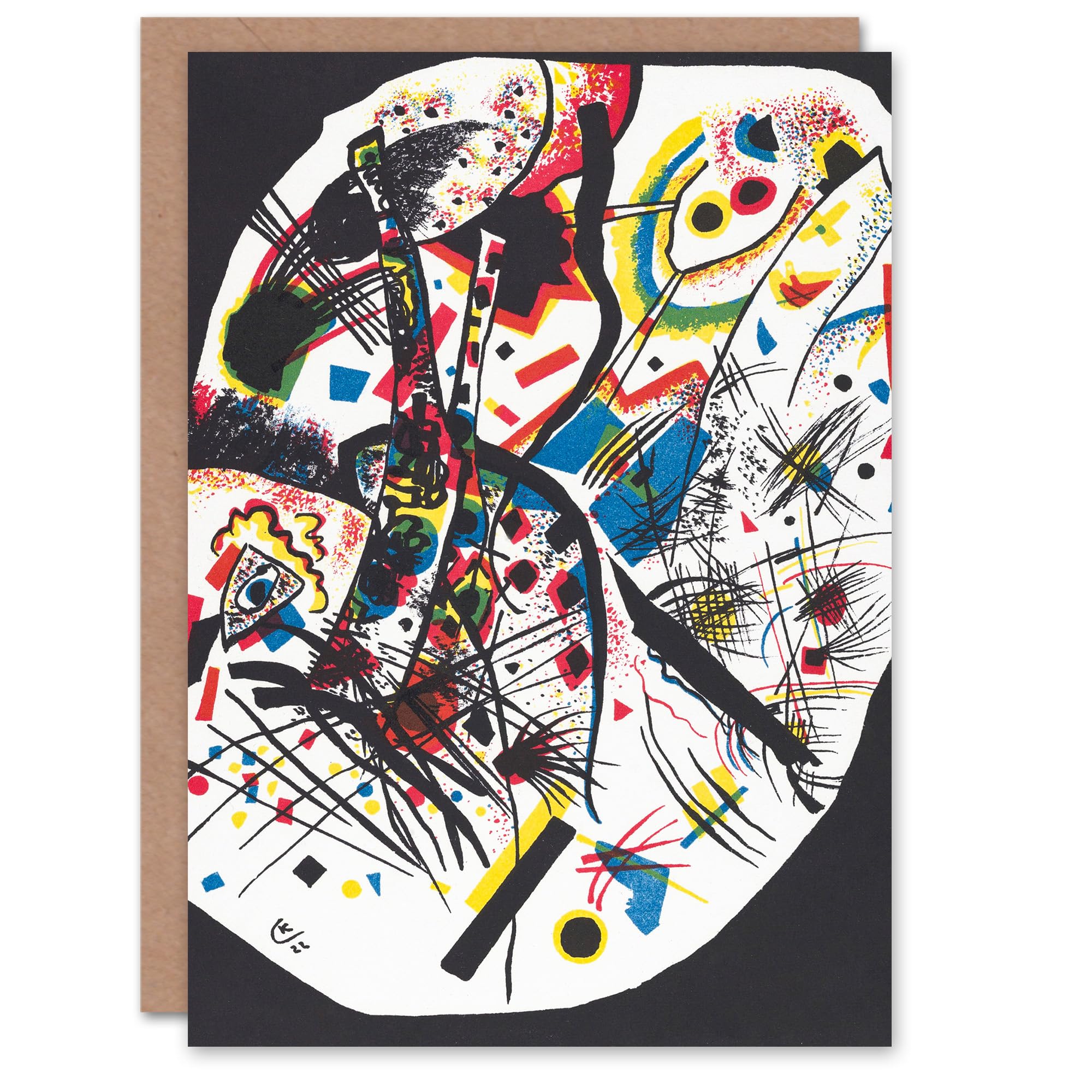 Artery8 Wassily Kandinsky Art Card Small Worlds III Abstract Painting