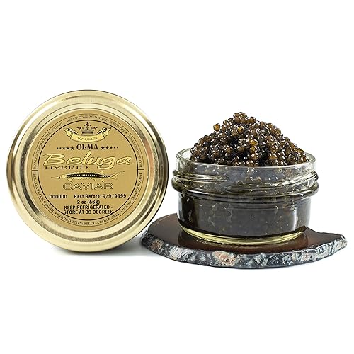 EnvĂo nocturno - Caviar negro hĂbrido OLMA Beluga de esturiĂłn de Italia - Caviar mejor calificado del mundo - 2 onzas 198oz EnvĂo nocturno - Caviar negro hĂbrido OLMA Beluga de esturiĂłn de Italia - Caviar mejor calificado del mundo - 2 onzas 198oz