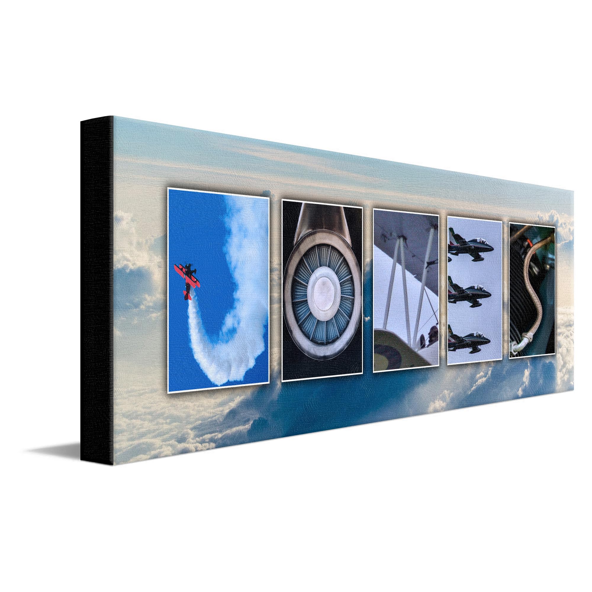 Personal-Prints AVIATION Personalized Name Art Print | Customized for the Pilot or Flight Attendant | Aviator Father’s Day, Retirement or Gift | Plane