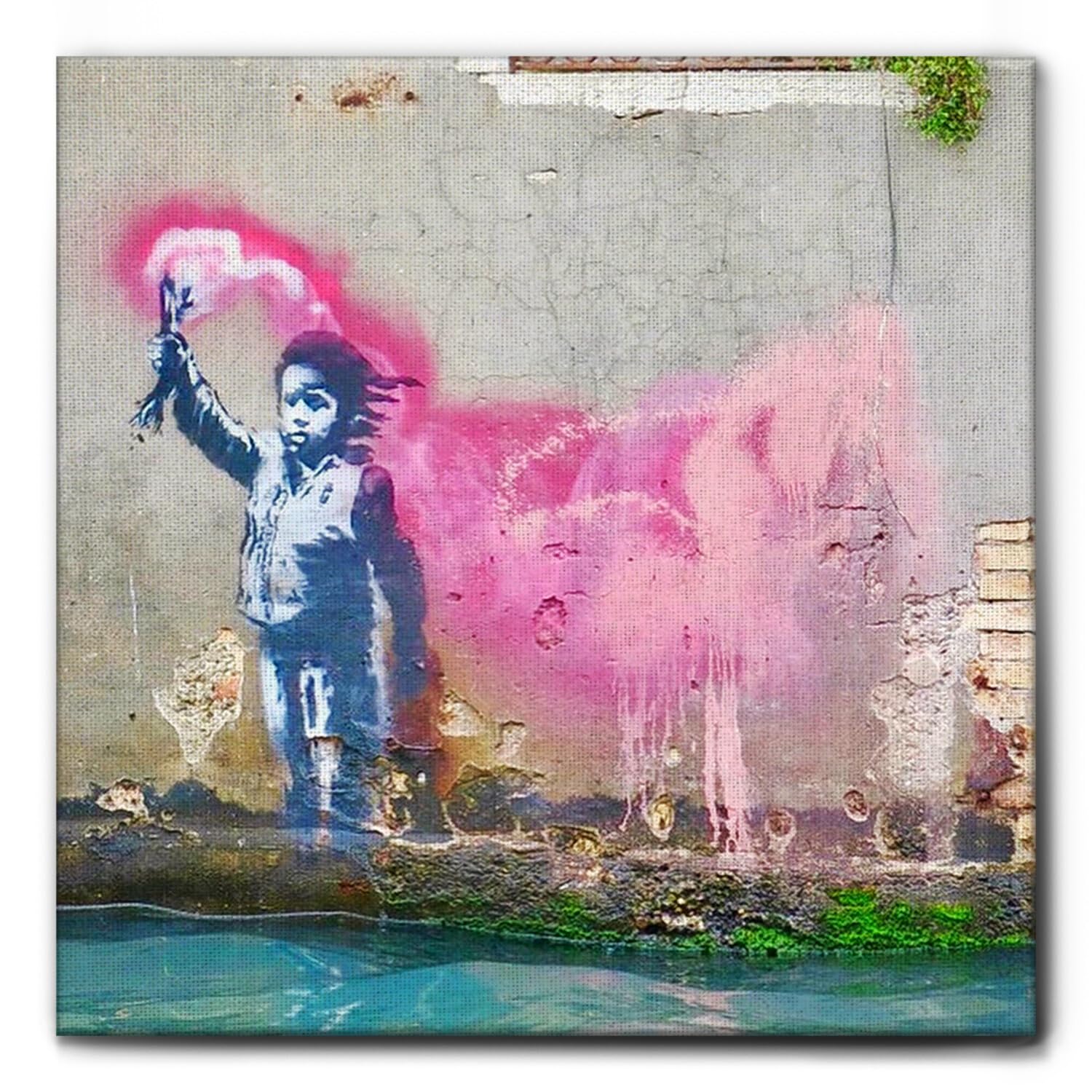 Museum Streetart Bild | Qualität First | Streetart Leinwandbild