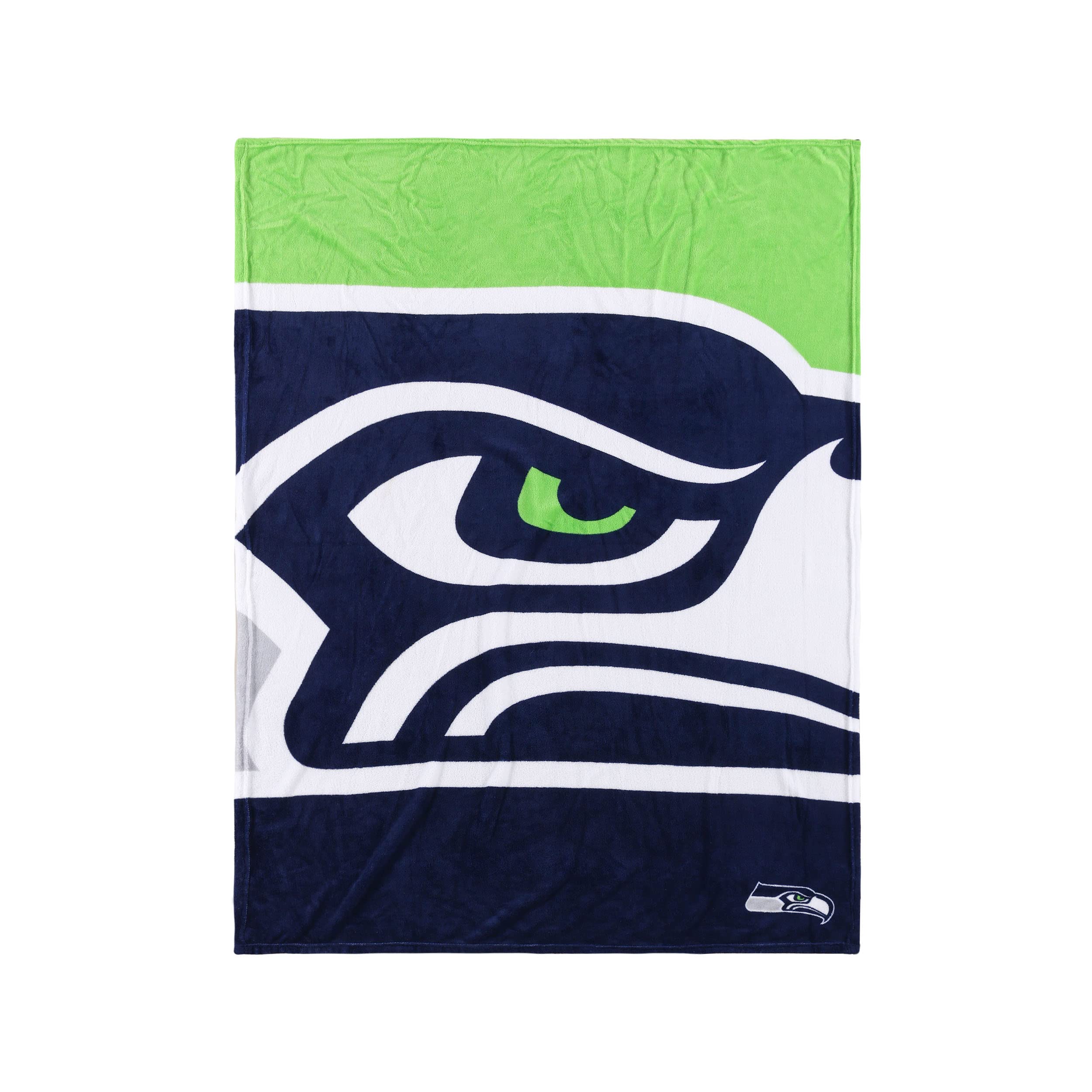 Foco Seattle Seahawks Nfl Supreme Slumber Plush Throw Decke - Stück