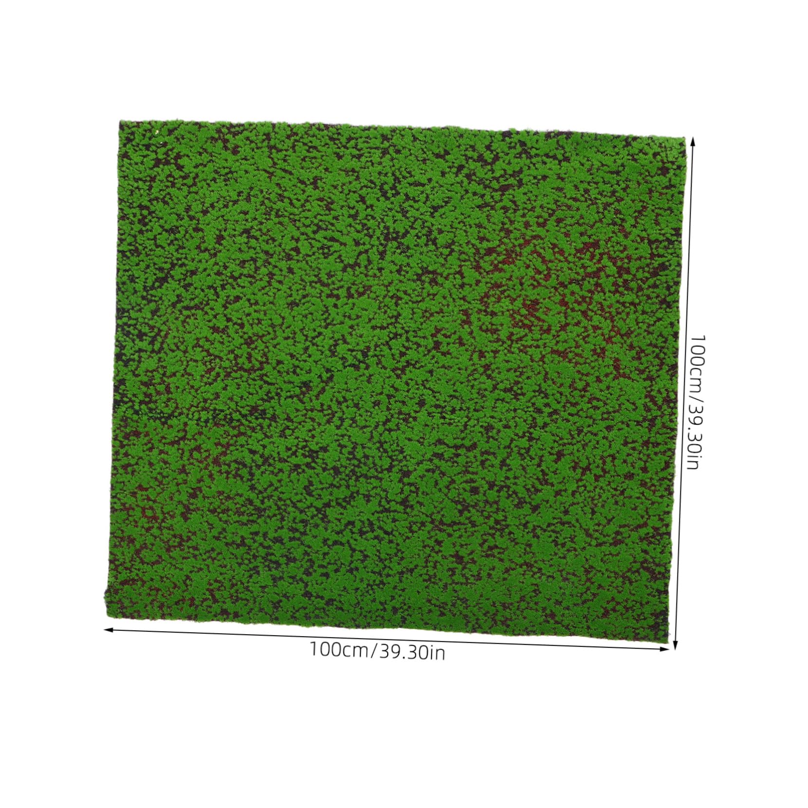 Garneck Muschio Artificiale Simulato Verde in Cotone Perlato e Cotone Seta, Facile da Installare, per Decorazioni Patio, Cucina e Camere da Letto