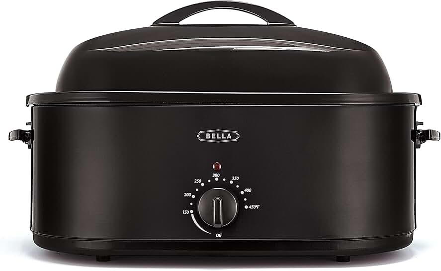 electric roasting pan with lid