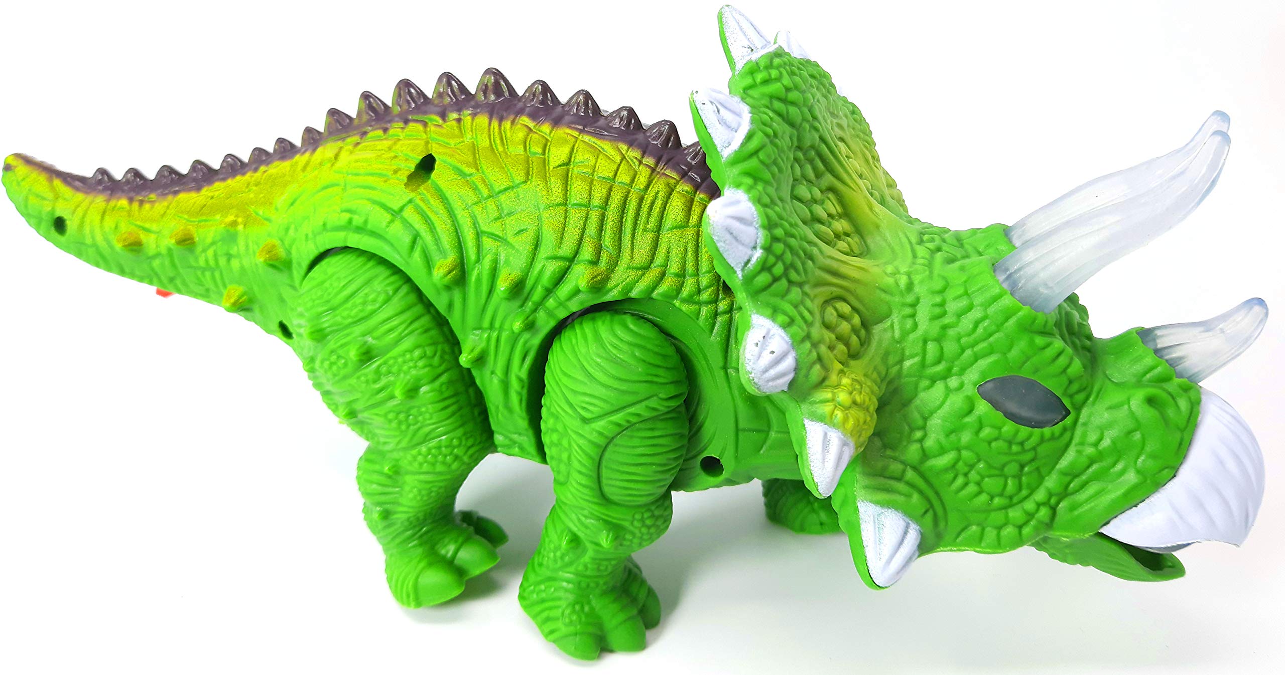 BEAU STUTI Walking/Moving Dinosaur Toy with Flashing Lights and Realistic Dinosaur Sounds Children's Kids Toy – Best one for Dinosaur Lover Kids (Green Color)