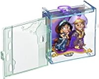 Disney Princess Perfect Pairs Jasmine, Fun Aladdin Unboxing Toy with 2 Dolls, Portable Display Case and Stand, for Kids 3 Years and Up
