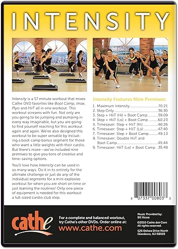 Miniatura 2 de Cathe DVD de entrenamiento de intensidad de Friedrich uso para acondicionamiento aeróbico, entrenamiento HIIT y entrenamiento cardiovascular