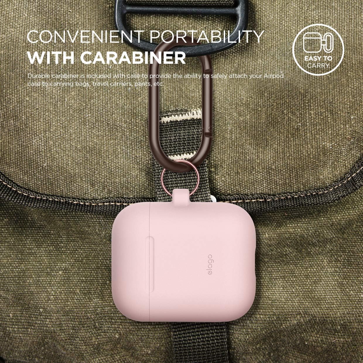 Elago Airpods Hang Case - Lovely Pink