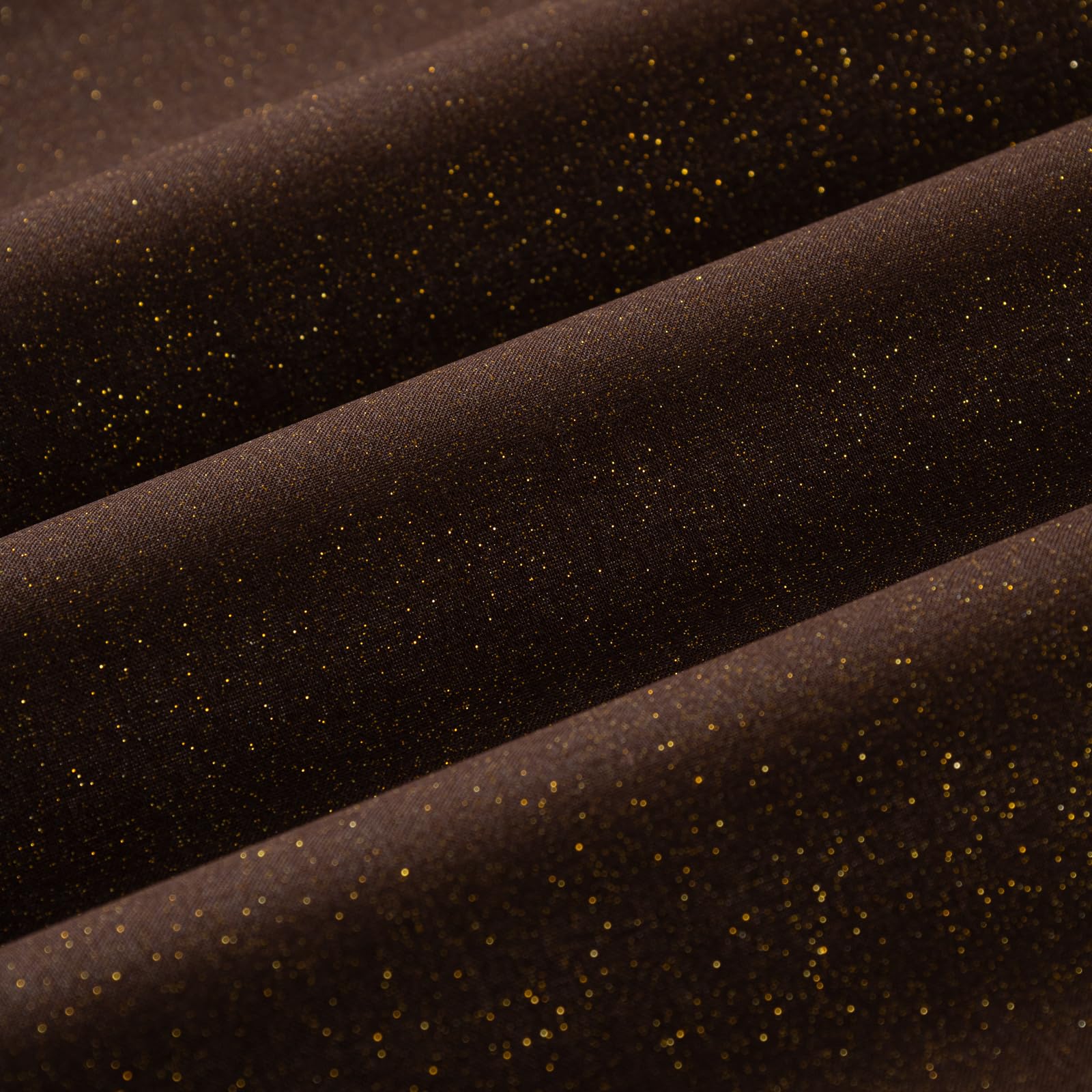 Wooqu Book Cloth, Fabric Surface and Paper Backed, Easy to Use, Strong, 17x29โ, for Book Binding, Glitter Brown โ image 1