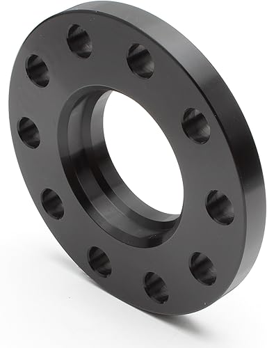 Miniatura 7 de 2 espaciadores de rueda de 0.591 in negros centrales de 0.197 x 4.724 in de diámetro con 10 pernos de lengüeta (12 x 1.5) compatibles con muchos BMW