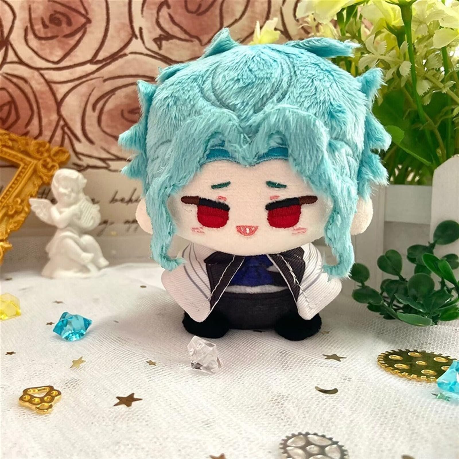 TOPLITHE Genshin Plush, 12CM Anime Plushie Toy Cute Soft Impact Stuffed Doll Keychain Carcoon Figure for Fans Gift(Dottore) - Image 2