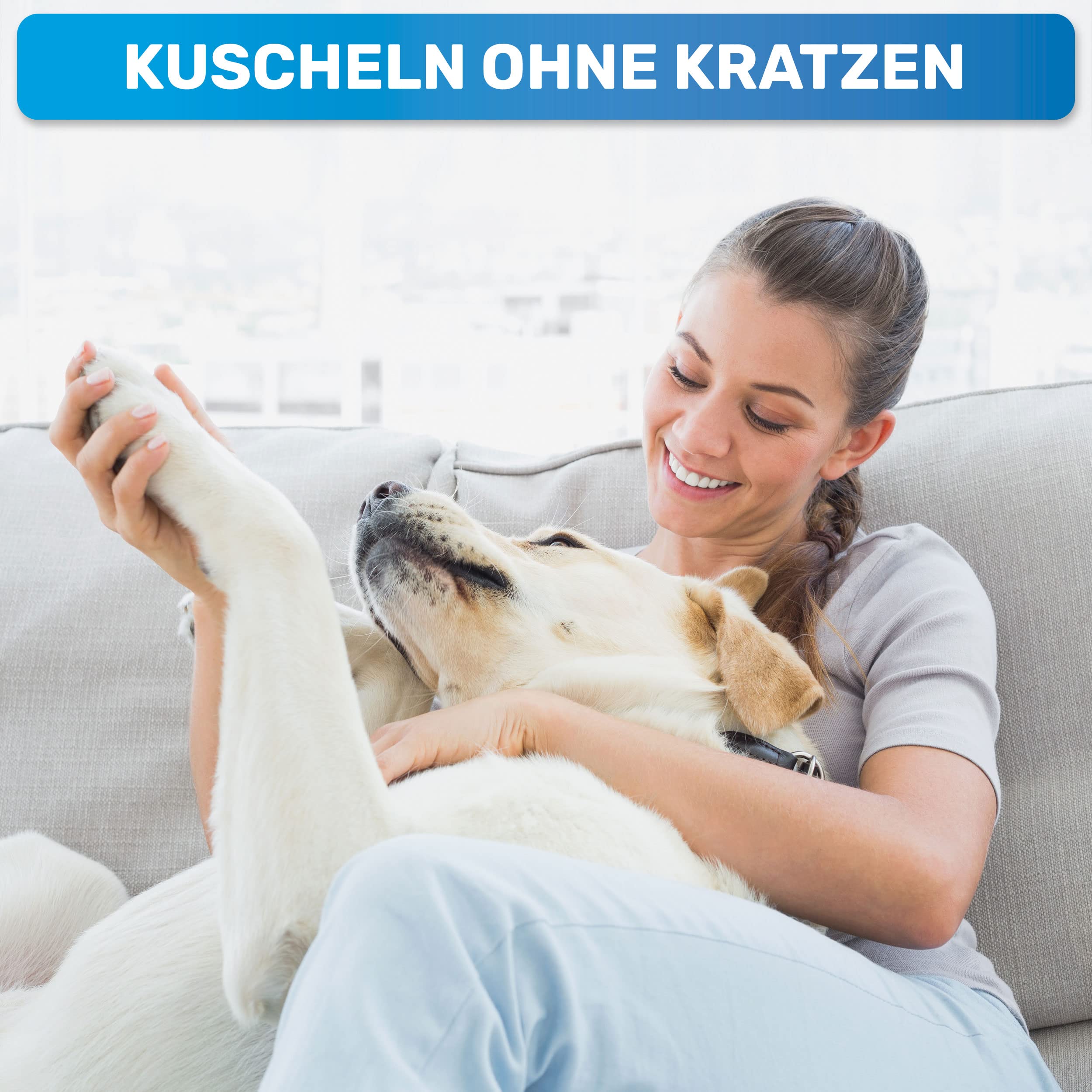 BluePet 2 pilniki do paznokci do usuwania ostrych krawędzi i optymalnej pielęgnacji pazurów dla psów, kotów i małych zwierząt. Dodatek do nożyczek i szlifierek do pazurów