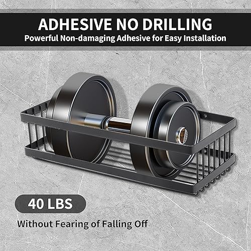 Miniatura 4 de TONLEA Soporte para jabón, soporte de pared para cepillo de dientes para baño, organizador de cepillos de dientes de acero inoxidable para pasta de