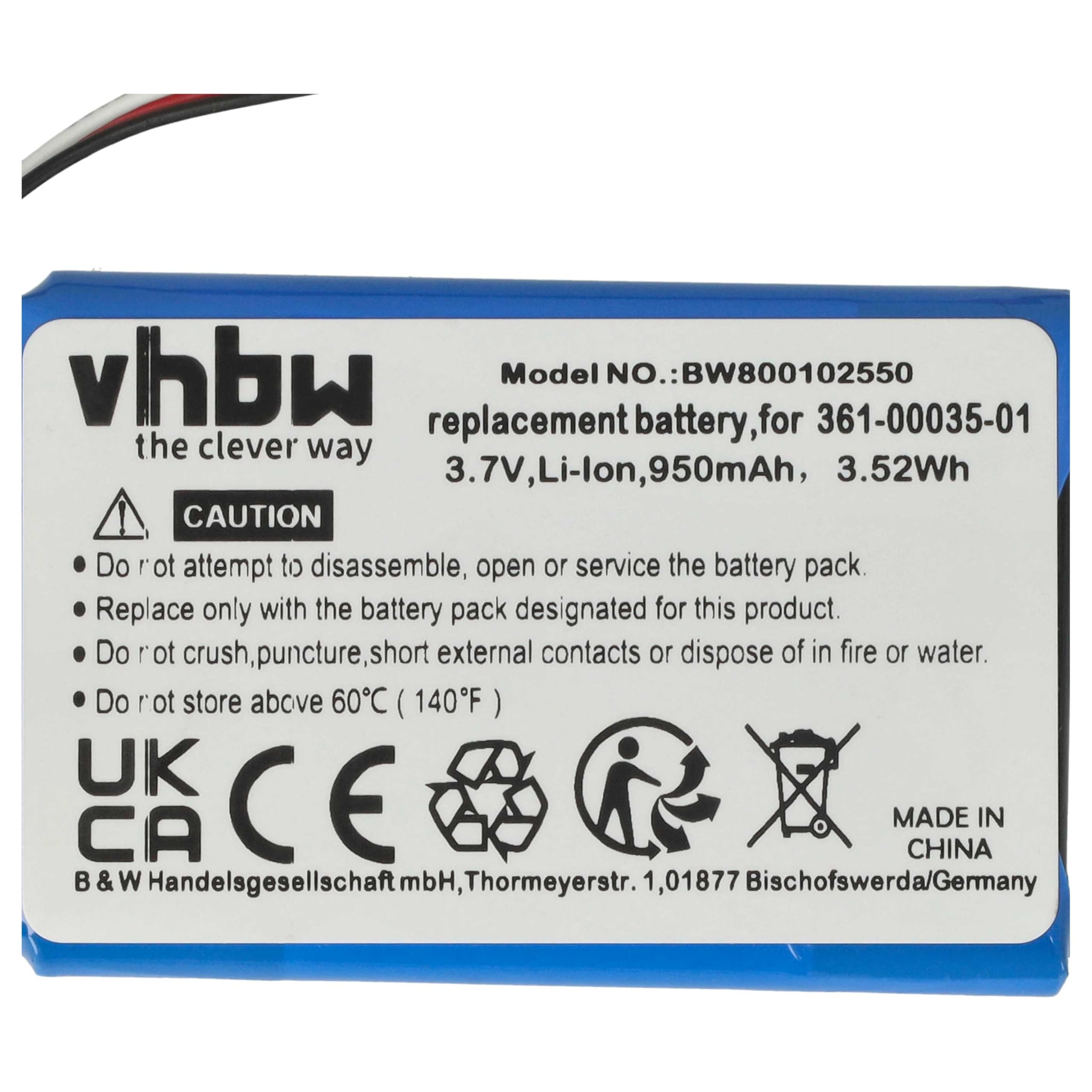 Batterie Pour Garmin Nüvi 1490 1400 1490T 1250mAh