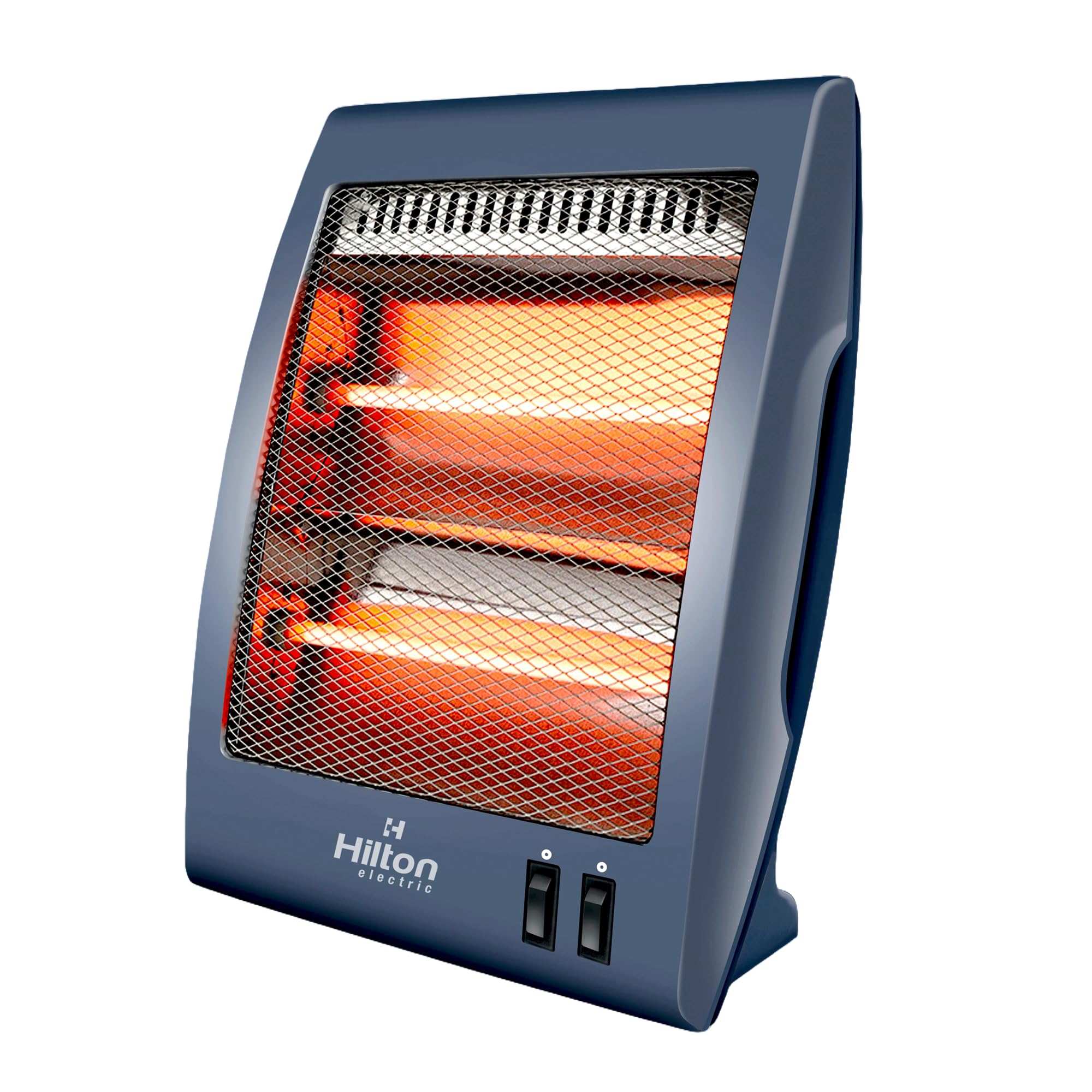 Hilton Electric Quartz Heater 400/800-Watt ISI 2 Rods Multi Mode Heater Long Lasting Quick Heating Extremely Warm Low Power Consumption (Quartz Abs Plastic Body)