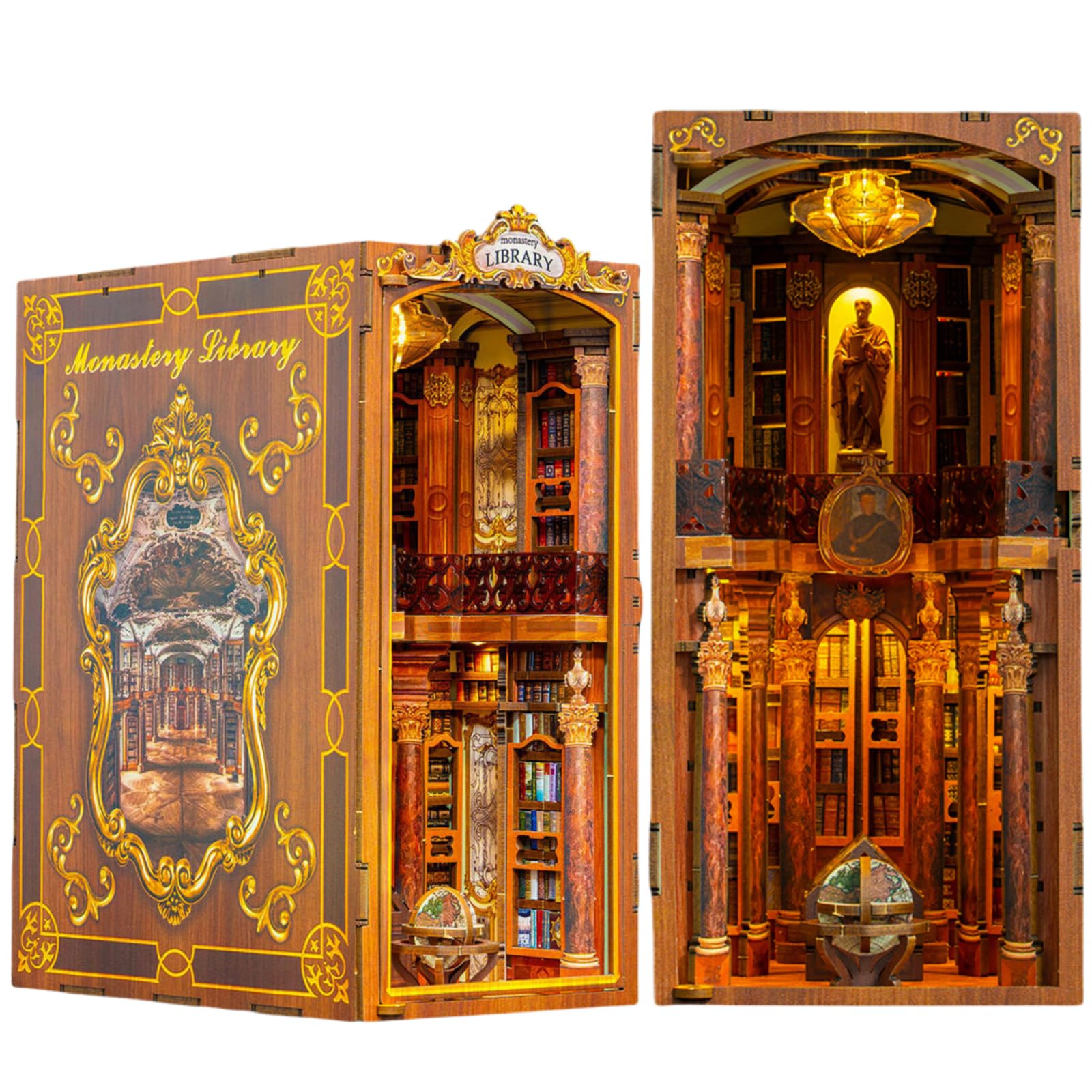 DIY Book Nook Kit - Monastery Library - Abbey Library & Reading