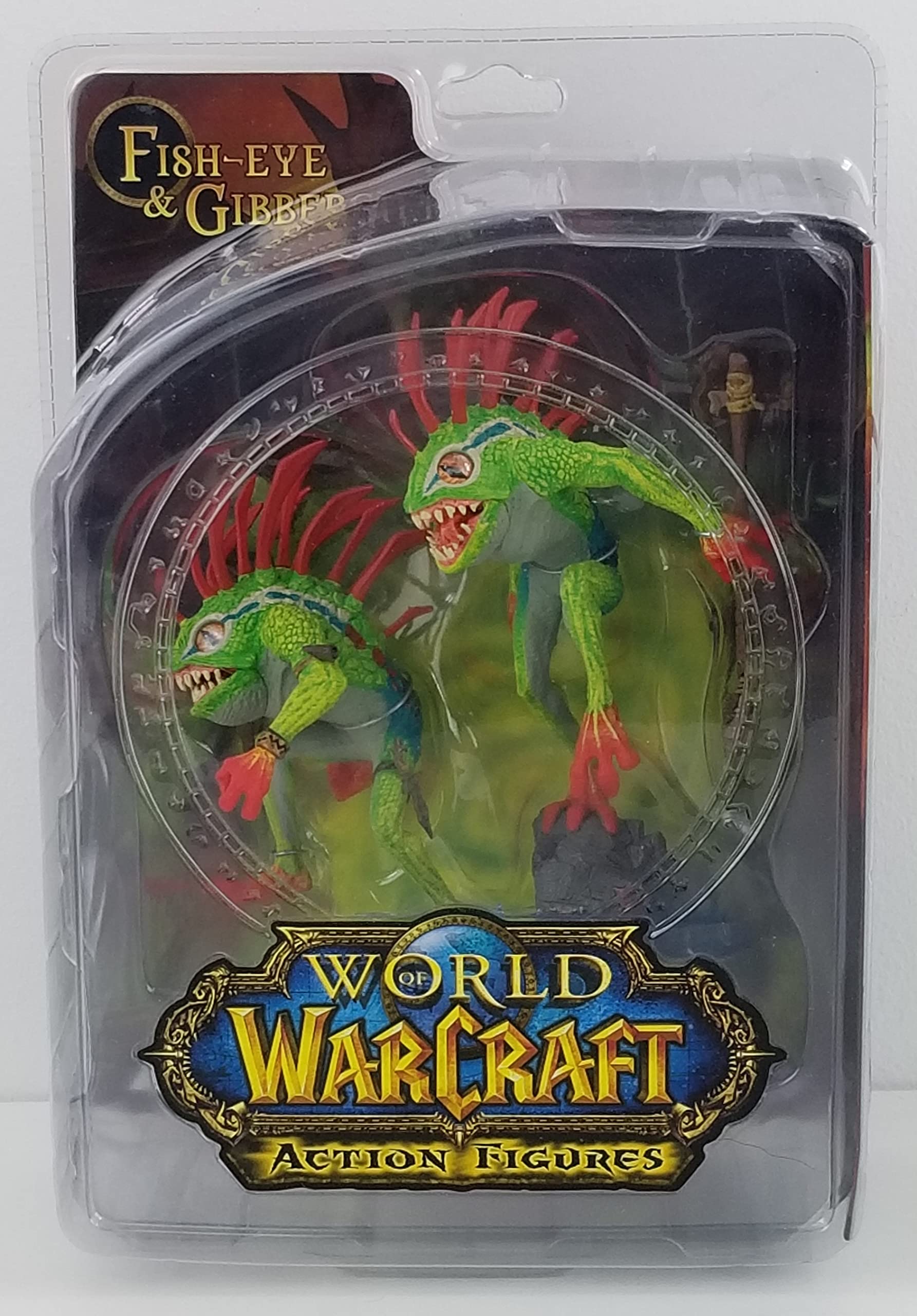 DC Comics World of Warcraft Series 4: Murloc Action Figure 2-Pack: Fish-Eye and Gibbergill - Colors May Vary