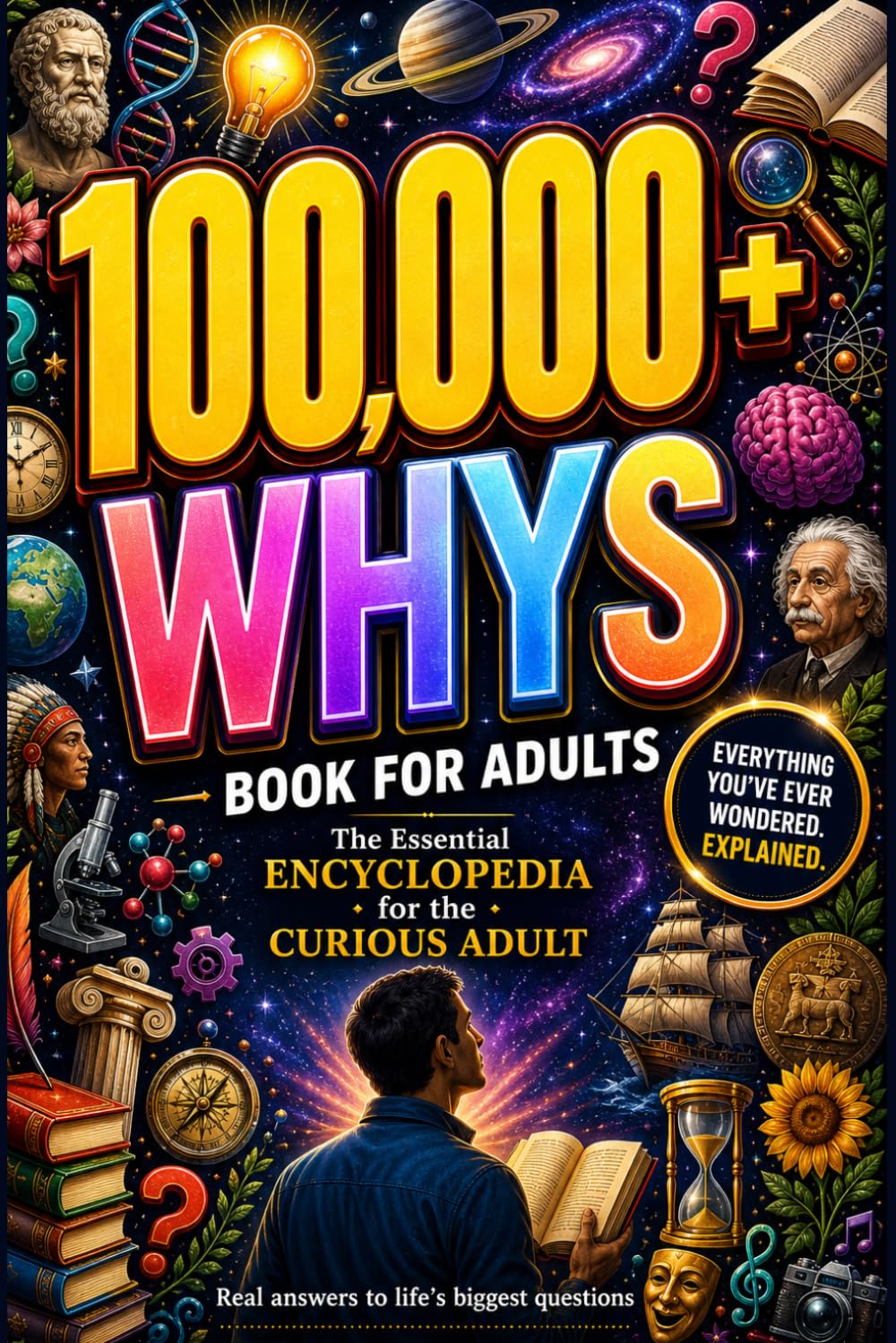 100,000 Whys Book for Adults: Real Answers to Life's Biggest Questions About Money, Psychology, Love, Technology, Science, and How Everything Works for Curious Adults | Encyclopedia for Curious Adults